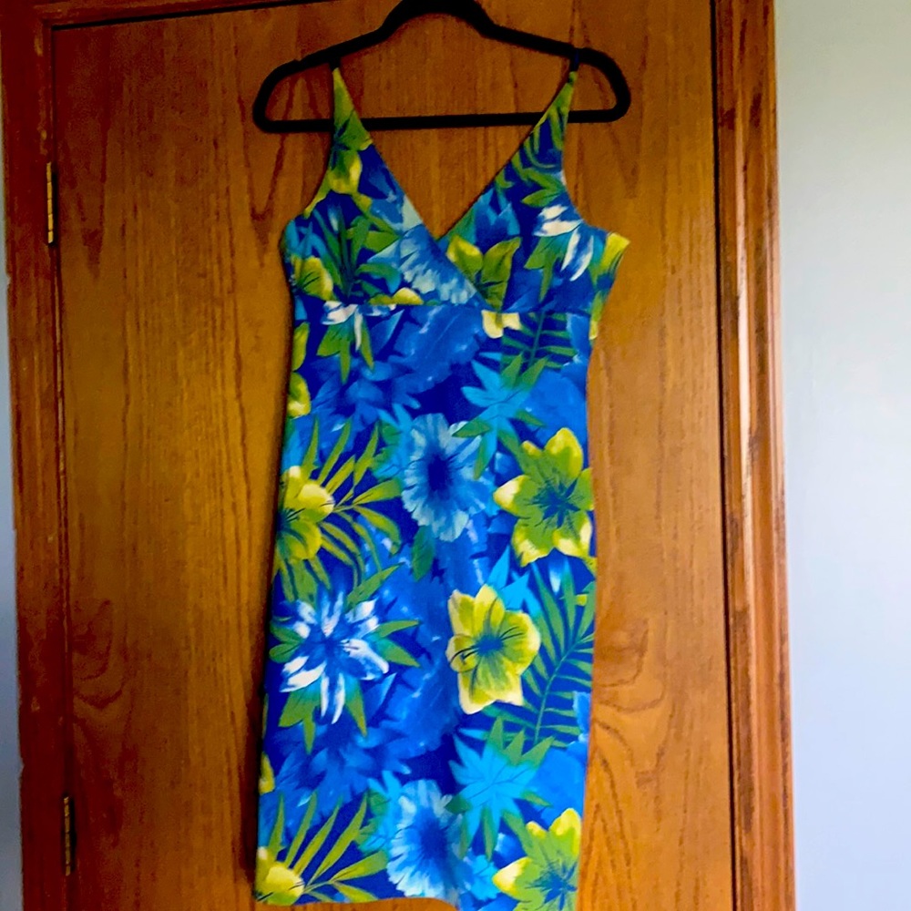 Hawaiian pencil dress